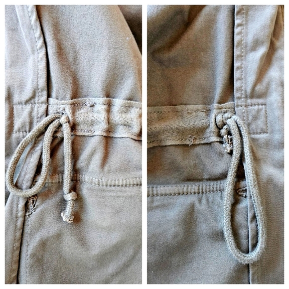 Lucky Brand rugged military-style M65 field jacket, women's XS, olive green, - Picture 7 of 12